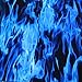 Blue Flames Dip Wizard Dip Demon Hydrographic Film Water Transfer Hydro Dipping