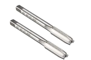 uxcell Metric Machine Tap M8 x 1.25 H2 High Speed Steel 3 Straight Flutes Screw Tapping Threading Machinist Repair DIY Tool 2