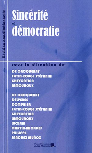 Sincérité et démocratie