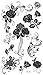 Supperb® Temporary Tattoos - Tribal Black Roses (Set of 2)