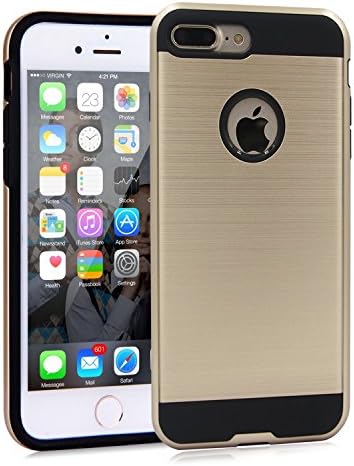 iPhone 7 plus Case, iPhone 8 plus Case, CSTG Resilient [Golden] Ultimate Protection From Drops and Impacts for Apple iPhone 7 plus/ iPhone 8 plus