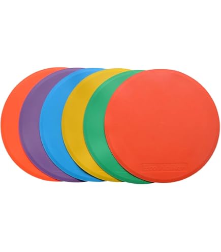 PATIKIL Spot Marker 9″ – 12 Rutschfeste Bodenpunkte Aus PVC, Lila, 23 Cm Durchmesser, Für Agility-Training, Fußball, Basketball, Tanz & Gymnastik PATIKIL Spot Marker 9″ – 12 Rutschfeste Bodenpunkte Aus PVC, Lila, 23 Cm Durchmesser, Für Agility-Training, Fußball, Basketball, Tanz & Gymnastik
