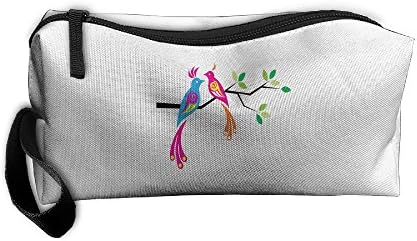 Dove Of Peace 3D Printing Zipper Closure Cosmetic Novelty Pencil Pen Case Travel Bag Tote For Unisex