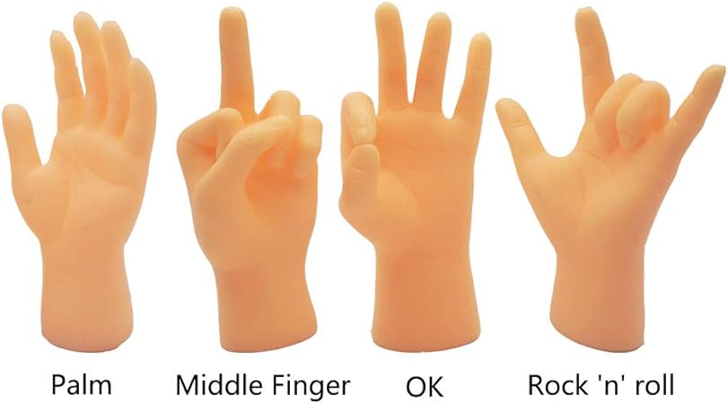 middle finger puppet