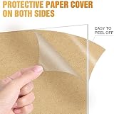 Langaelex 2 Pack A3 Clear Cast Acrylic Sheets 297 x 420 mm 3 mm Thick view 2