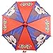 Disney Little Kids Umbrella and Slicker, Mickey Mouse Toddler Boy Rain Wear Set, for Ages 2-5, Blue/Red, Large-Age 6-7