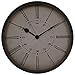 hito Silent Vintage Wall Clock Non ticking 12 Inch Excellent Accurate Sweep Movement Magnetic Metal Frame, Decorative for Kitchen, Living Room, Bathroom, Bedroom, Office, Classroom (Retro-rom)