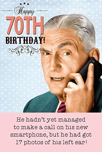 Ladies Who Lunch, Funny 70th Birthday Card for Him Age 70 Birthday Card Man