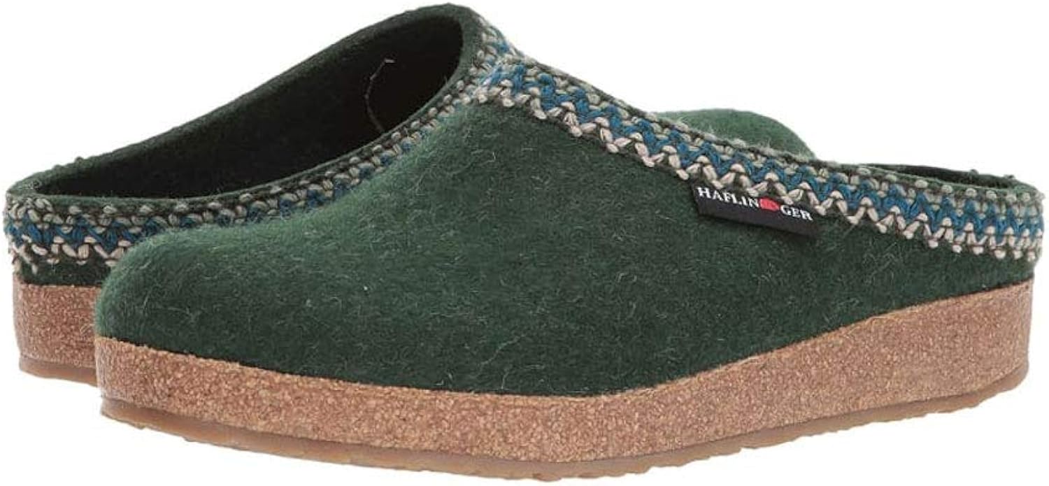 haflinger zig zag clog