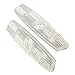 Bike reflective sheet - TOOGOO(R)Bike bicycle wheel spoke reflectors Reflective safe Mountain Road / White / 1 pair