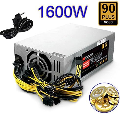 1600W Bitcoin Mining Machine ATX Power Supply Compatible With For BTC ETH Antminer S7 S9 D3 R4