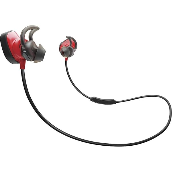BOSE SOUNDSPORT PULSE WIRELESS HEADPHONES, POWER RED (WITH...