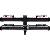 Kuat Piston Pro X LED Dual Ratchet Hitch Rack, 2" | Kashima-Coated, Foldable, Easy-to-Use, No-Frame Contact 2-Bike Hauling Platform w/ 53" Max Wheelbase &amp; 5" Max Tire Width