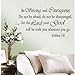 Decalgeek DG-BSC-1 Be Strong and Courageous Do Not Be Afraid Joshua 1:9 Religious Wall Quotes Arts Large Wall Decal Sticker Quote Home Decoration Decor