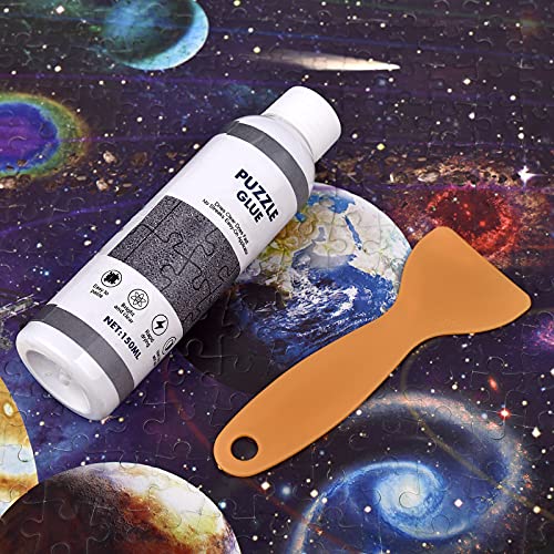YAKAMOZ Jigsaw Puzzle Glue with Applicator Suitable for 1000/1500/3000