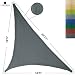 LyShade 16'5" x 16'5" x 22'11" Right Triangle Sun Shade Sail Canopy (Cool Grey) - UV Block for Patio and Outdoor primary