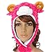 TopTie Ladies Animal Hat, Soft Fleece Lined Hat - Sheep Antelope Beauty Hat WHITESHEEP