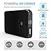 Multifunction Emergency Car Jump Starter, MoKo Portable 8000mAh Power Bank External Battery Charger, 400A Car Jumper Booster for 12V Autos, with LED Flashlight, USB Charging & Smart Clamps, Black