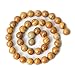 Smooth Round Loose Beads for Jewelry Making (Woodgrain Jasper, 10mm)