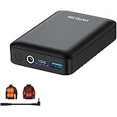 12V Heated Jacket Battery Pack 15000mAh(12V/5Ah) PD45W Fast Charging Replacement Power Bank for Milwaukee M12, Dewbu, Dewalt, Makita, Bosch, Antarctica, Genovega Electric Heating Vests/Hoodies