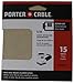 PORTER-CABLE 762800815 1/4 Sheet 80 Grit Adhesive-Backed Sanding Sheets (15-Pack)