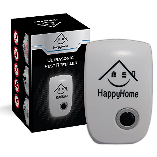 Happy Home - New and Improved Ultrasonic Pest Repeller for Rodents,Rats, Bugs, and Insects