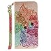 DRUnKQUEEn iPhone 6s Case, iPhone 6 Case, Wallet Purse Type Leather Credit Cards Case with Cellphone Holder Flip Cover for Apple iPhone6s iPhone6 - Hand Strap Included