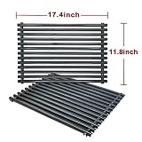 Antree 7525 Porcelain Enameled Grates (17.4 x 11.8 x 0.25) for Weber Spirit 300 Series, Spirit 700, Genesis Silver Gold B/C Replacement Weber 7525 Grates