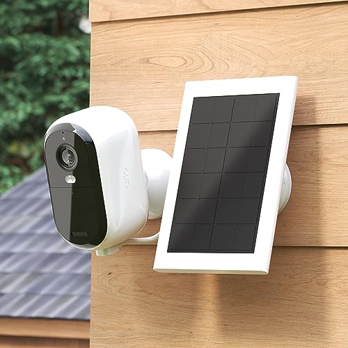 Arlo Essential 2 Solar Panel for Outdoor WiFi Camera, White, Compatible with Arlo Essential HD +2K +XL Camera, Solar Panel with Charging Cable, Certified Accessory, VMA6600-10000S