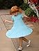 City Threads Girls Super Soft Cotton Short Sleeve Tiered Summer Dress Party Play