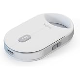 SCROEASY Pressure-Sensitive Infinite Free-Scroll Mouse | Small, Slim &amp; Silent, 4000 DPI, Tri-Mode (Dual Bluetooth/2.4G/USB Wired), Mini Portable Wireless Travel Mouse for Laptop