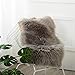 Reafort High Pile Super Soft Faux Sheepskin Faux Fur Rug, Chair Cover, Sofa Cover 20inx36in (20