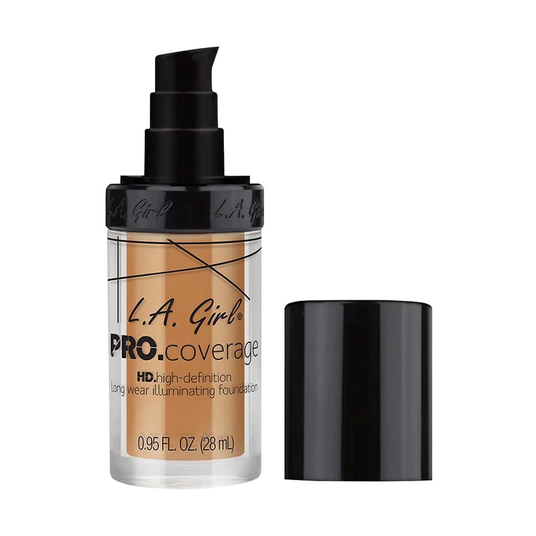 L.A. Girl Pro Coverage Illuminating Foundation - Nude Beige