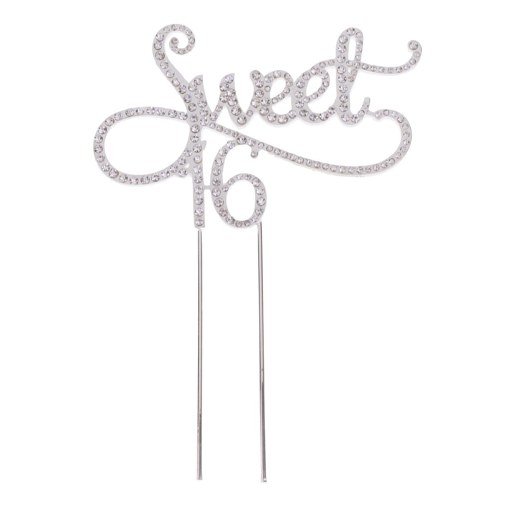 Accessoires De Decoration Ustensiles A Patisserie Napravi Rs Blesiya Topper De Gateau Lettres Alliage Romantique Decoration Anniversaire Saint Valentin Mariage Argent Sweet 16 En Strass