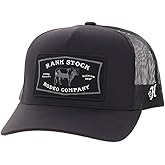 HOOEY Rank Stock Trucker Patch Hat - Adjustable Snapback, Breathable Mesh Baseball Cap
