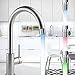 2 Pack of 3-Color Changing Kitchen Bathroom LED Light Faucet Temperature Control Sensor LED Water Stream Faucet Tap