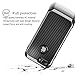 BENTOBEN iPhone 7 Plus Case, Dual Layer Hybrid PC TPU Bumper Carbon Fiber Texture Anti-Scratch Shockproof Protective Case for iPhone 7 Plus 2016 (5.5 