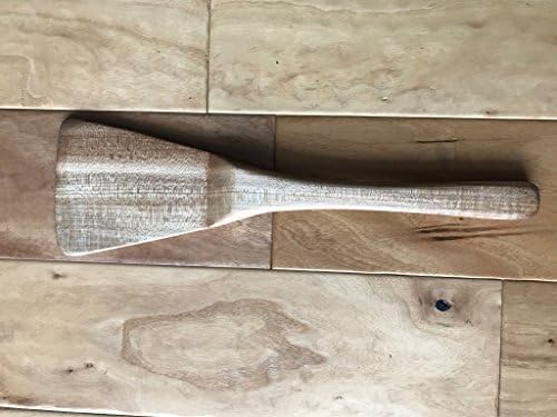 Hand Carved Large Wooden Spatula, made with New Hampshire Beech Wood