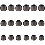 Earbud Tips Soft Silicone Earbuds Replacement Tips Fit for in-Ear Headphones(Inner Hole from 3.8mm -4.2mm Earphones) 9 Pairs 
