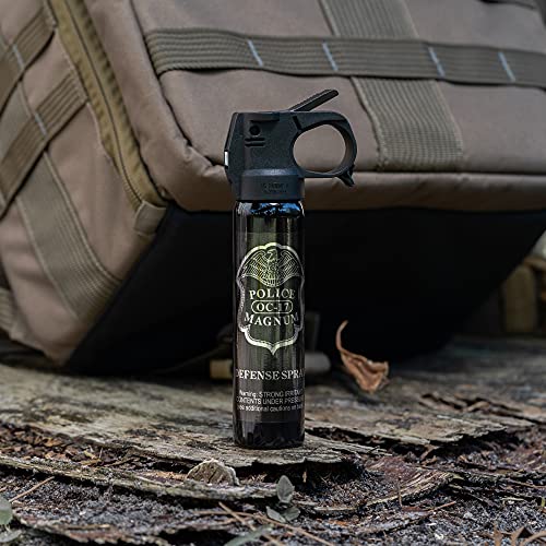 Police Magnum Large Pepper Spray Fogger Self Defense Tactical Maximum