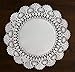 The Baker Celebrations Round 10 inch White Paper Lace Table Doilies - Disposable Placemats (pack of 100)