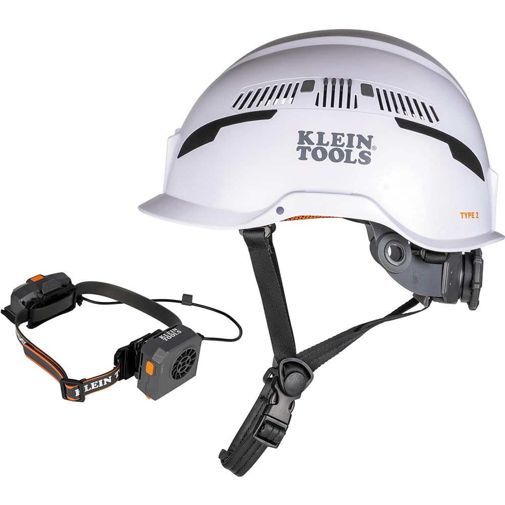 Photo 1 of Klein Tools Safety Helmet, Type-2 Safety Helmet, Vented, Class C