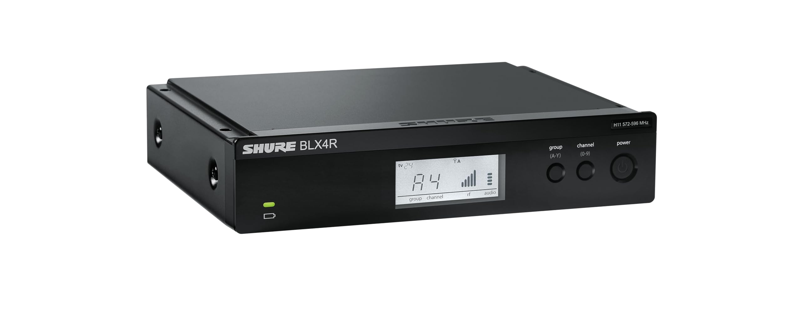 Shure BLX14R/SM35 Wireless Microphone System - 14-Hour Battery Life, 300 ft Range, UHF | SM35 Headset Mic, Single Channel Rack Mount Receiver | H11 Band (BLX14R/SM35-H11)