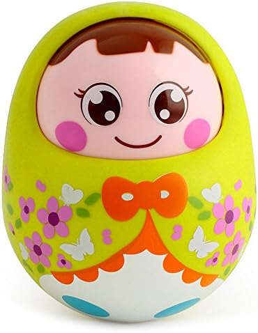 VicToy Educational Toys Large Nodding Tumbler Newborn Plastic Green-Doll