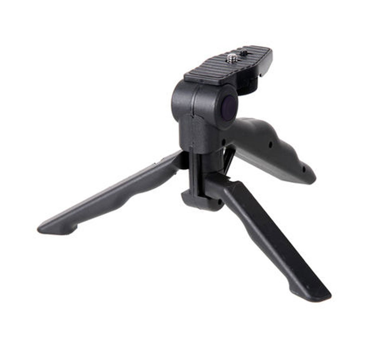 Table Tripod Mini Tripod with Handle Function for Camera and Flash Unit
