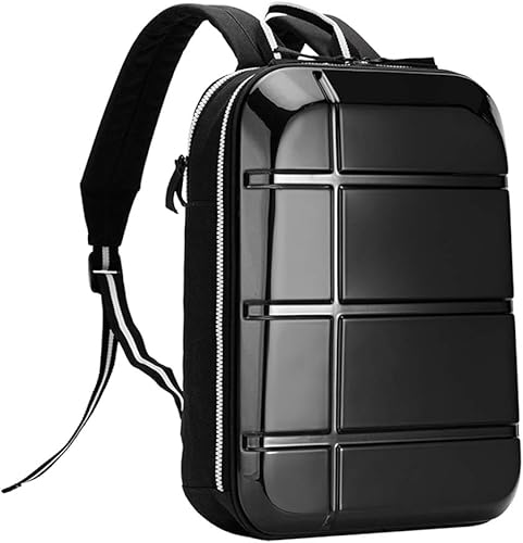 Amazon Co Jp Vinkin リュックサック 女性用 おしゃれ カジュアル 14インチpc 収納バックパック ハードシェール付き 通学 通勤 リュック ブラック シューズ バッグ