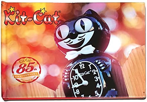 Kit-Cat Clock Book 85th Anniversary Iconic Retro Kitty Rolling Eyes Décor