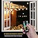 Palawell Outdoor Dimmer, 260W LED String Light Dimmer Remote Control, 100ft Range, Timmer Switch, Black
