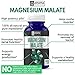 Ahana Nutrition Pure Magnesium Malate - Muscle Support and Energy Supplements (1,350mg – 90 Capsules)