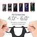 Universal Bike Phone Holder, Bicycle Handlebar Stroller Cell Phone Mount for iPhone 8 Plus 7 6S 5 SE Samsung Galaxy S8 S7 Note 6, 4 to 6 Inch Android Smartphone, Bike Tie Series - Red